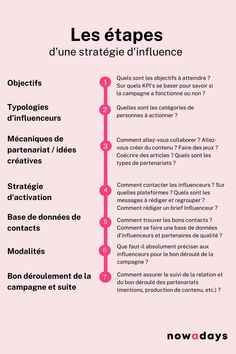 a pink poster with the words les etapes in french and an image of a long line