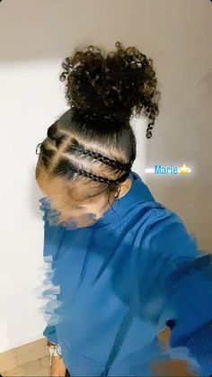 Ponytail Hairstyles For Natural Hair 4c, 2 Buns With Braids Natural Hair, Cute Hairstyles Cornrows, 4c Natural Hairstyles Low Bun, 4c Hairstyles Ponytail, Natural Hair Styles For Picture Day, Two Braids Hairstyle Natural Black Women, 2 Braids Natural Hair Protective Styles, Natural Hair Styles Two Puffs