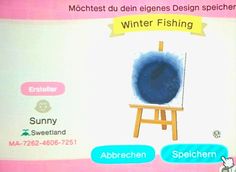 a screen shot of an animated video game showing how to draw a blue ball on a easel