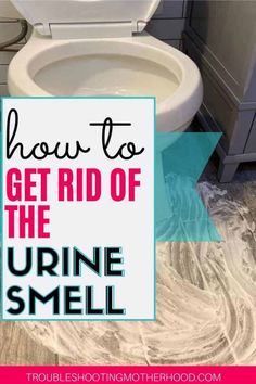 how to get rid of the urine smell on the floor in your bathroom or bedroom