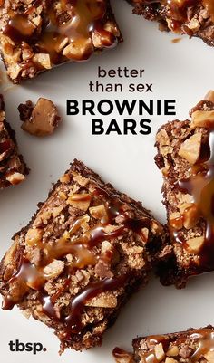 We knew our Better Than Sex Cake was indeed, better than sex. But are these Better Than Sex Brownie Bars better than our Better Than Sex Cake? There’s only one way to find out! Better Than Boyfriend Brownies, Better Than Anything Brownies, Better Than Anything Bars, Brownie Bar Party Ideas, Brownie Add In Ideas, Fun Brownie Recipes, Salted Caramel Brownie Recipe, Microwave Chocolate Fudge, Dessert Bars Recipes Easy