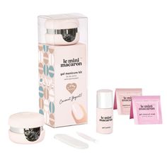 PRICES MAY VARY. MANICURE KIT: Get a DIY salon quality gel mani in just 15 minutes with Le Mini Macaron! The Manicure Kit includes a macaron shaped LED lamp with USB cord, a gel polish in a matching shade (0.29 oz), a cuticle pusher, a mini nail file, 10 gel polish remover wraps and detailed instructions for gel application and removal. LED LAMP: The fast and powerful LED lamp cures nails in just 30 seconds. It is convenient to use anywhere, as the cable connects to laptops and USB outlets. DIY: Diy Gel Manicure, Gel Application, Gel Manicure At Home, Diy Salon, Gel Pedicure, Mini Macaron, Nail Polish Kit, Gel Mani, Cuticle Remover