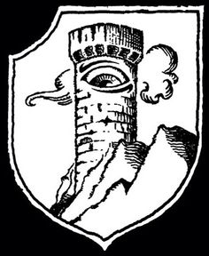 the coat of arms with an eye on it