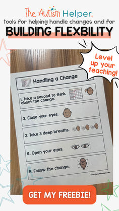 a poster with the words building flexibility to teach children how to use their hands and feet