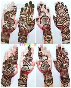 henna designs for hands and feet