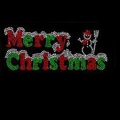 a merry christmas message on a black background with red and green dots in the shape of letters