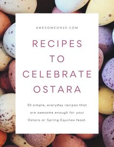 Whether you're celebrating Ostara, Spring Equinox, or even Passover or Easter, you can call in the energy of the season with a feast. I've got 50 simple, everyday recipes to celebrate Ostara that will invite fertility and abundance into your life. It's gonna be awesome. #ostararecipes #ostarafood #ostaracorrespondences #kitchenwitchcraft #kitchenmagick #witchcraft #ostara Spring Equinox Aesthetic, Equinox Aesthetic, He Is Risen Craft, Celebrate Ostara, Ostara Ritual, Wicca Holidays, Passion Fruit Margarita, Passion Fruit Curd