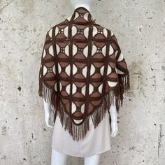 Vintage 1970’s Leather Patchwork Crochet Shawl Fringe Wrap. Gorgeous Crocheted And Patchworked Leather Shawl In Browns And Creams. Buttery Soft Leather. Small Small Spots On The Leather But Overall In Excellent Condition. 60” Across At The Top. Patchwork Crochet, Fringe Shawl, Crochet Fringe, Leather Patchwork, Shawl Wrap, Crochet Shawl, Shawls And Wraps, Womens Scarves, Scarf Wrap