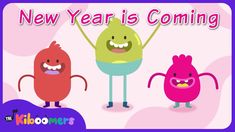 two cartoon characters with the words new year is coming