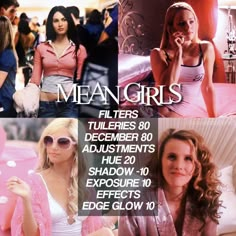 the mean girls fillers 80 december's adjustments and shadow show 10 exposure effects edge glow