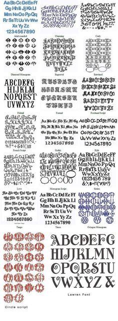 some type of font and numbers that are in different colors, shapes, and sizes