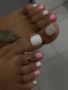 Multicolor  Collar    Bare Nails Embellished   Nail,Hand & Foot Care Divine Creatures, Press On Toenails, Toes Nails, Fake Toenails, Pink Toes