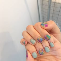 Nails Grunge, Kutek Disney, Minimal Nails, Cute Gel Nails, Spring Nail