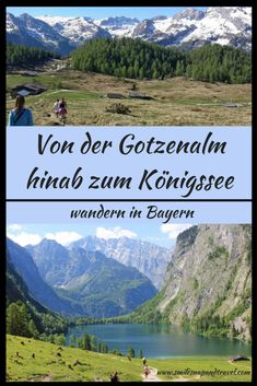 a book cover with mountains and people in the background, on top of a hill