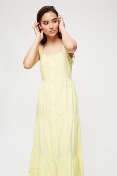 Petite Lemon Cutwork Hem Tiered Midaxi Dress Midaxi Dress, Cut Work, Petite Dresses, Quick Delivery, Dorothy Perkins, Dress Collection, Perfect Fit, Lemon, Buy Online