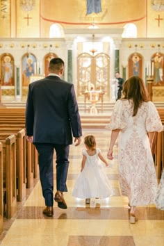 Mom dad and child walking down church aisle photo inspo Baptism Family Pictures, Bautizo Photoshoot, Baptism Photoshoot Ideas, Baby Baptism Pictures, Toddler Boy Long Hair, Baptism Picture Ideas, Baptismal Ideas