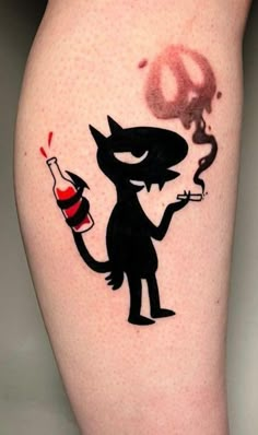 Scary Tattoos, Creepy Tattoos, Horror Tattoo, Funny Tattoos, Cartoon Tattoos, Aesthetic Tattoo, Black Ink Tattoos, Hand Tattoo