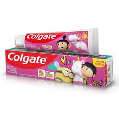 Compre Creme Dental Infantil Colgate Agnes Meu Malvado Favorito 60G Na Drogaria Araujo! Gel Dental Sabor Melancia. Acesse Nosso Site E Aproveite! Colgate Palmolive, Dental Kids, Teeth Care, Oral Care, Minion, Toothpaste, Pom Pom, Manicure, Personal Care