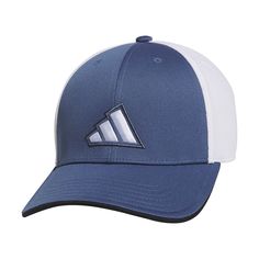 Keep the sun out of your eyes while staying stylish on or off the green with this Men's adidas 3-Stripe Logo Stretch Fit Golf Hat. Click on this MEN'S GUIDE to find the perfect fit and more! FEATURES 6-panel design Curved brim Mesh paneling for increased airflow Moisture wicking sweatbandFIT & SIZING One size fits mostFABRIC & CARE Cotton Spot clean Imported Size: L/XL. Color: Blue. Gender: male. Age Group: adult. Adidas Six-panel Baseball Cap With Logo, Casual Adidas Logo Six-panel Baseball Cap, Casual Adidas Six-panel Baseball Cap, Adidas Logo Sporty Snapback Baseball Cap, Sporty Adidas Logo Snapback Baseball Cap, Sporty Adidas Logo Snapback Cap, Sporty Adidas Snapback Baseball Cap, Sporty Adidas Logo Snapback Hat, Sporty Adidas Snapback Hat