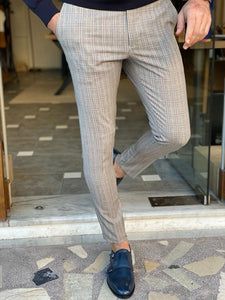 Plaid Pants, Wool Pants, Wool Plaid, Men's Fashion, Dark Blue, Slim Fit, Plaid, Wool, Pants