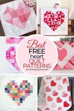 the best free heart quilt patterns for valentine's day or any other time of year