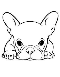 a cute little dog with big eyes laying down on the floor coloring pages for kids