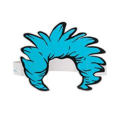 an image of a blue cat in the hat sticker on a white background,