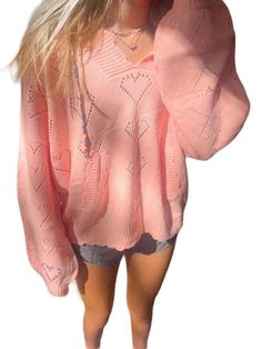 Aubrey sweater pink – Preppy Palette Boutique Feminine Sweater For Day Out In Winter, Feminine Winter Sweater For Day Out, Feminine Sweater For Winter Day Out, Feminine Long Sleeve Sweater For Day Out, Chic Solid Color Spring Sweater, Feminine Long Sleeve Stretch Sweater, Pink Sweater For Fall Day Out, Spring Sweater For Layering, Casual Solid Color Spring Sweater