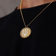 Experience the power of the Wear Hope Help Ukraine collection, a collaboration of Rachael Ray, DelBrenna Jewelry and UCCA. This exquisite trident (Tryzub, in Ukrainian) embodies hope, resilience and unity, and represents our shared commitment to uplift Ukraine. Inspired by Rachael Ray's motivation and efforts to support Ukraine, each trident pendant is handcrafted using the prestigious lost wax casting technique, known to produce intricate, unique detail and exemplifying the significance of each Trident Pendant, Support Ukraine, Italian Jewelry, Rachael Ray, Wax Casting, Lost Wax Casting, Jewelry Studio, Circle Necklace, Lost Wax