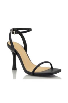 The Classic Black Heel Square Toe and Ankle Strap Black Heels Formal, Simple Black Heels, Charity Ball, Shoes Heels Classy, Maid Of Honour Dresses, Elegant Sandals, Heels Classy, Classic Heels, Open Toed Heels