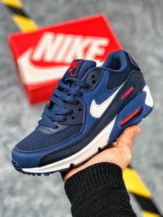 Nike Shoes Blue, Air Max 90 Leather, Nike Shoes Air Force, Custom Nike Shoes, Tenis Nike, Nike Shoes Jordans, Nike Air Shoes