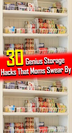 the top ten genius storage hacks that moms swear by are organized with plastic bins