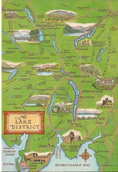 a map of the lake district