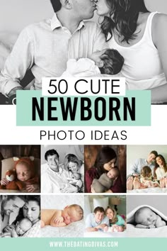 the 50 cute newborn photo ideas