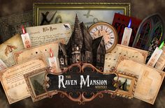 The Raven Mansion Mystery Printable Escape Room - MysteryLocks Home Escape Rooms Escape Room Games, Diy Escape Room, Clue Games, Escape Room Puzzles, Game Diy, Unique Themes, Escape Room Game, Escape Rooms, Fun Adventure