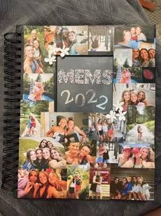 a collage of photos with the words merry 2012 written on it