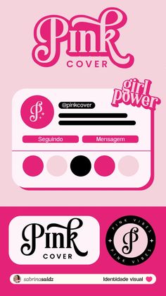 Pink Cover é uma marca dedicada a criar capinhas de celular exclusivas e estilosas para mulheres que desejam expressar seu estilo e personalidade através de seus smartphones. #marca #identidadevisual #pink #brand #visualidentity #pinkandblack Pink Cover, My Obsession, Fashion Logo Design, Retro Logo, Pink Brand, Logo Design Trends, Media Design, Nail Designer, Social Media Design