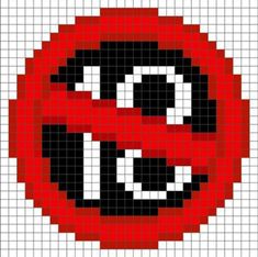 a cross stitch pattern with the letter d in it's center and an image of a