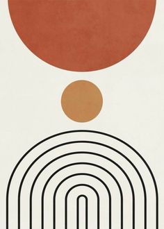 an image of a poster with circles and lines