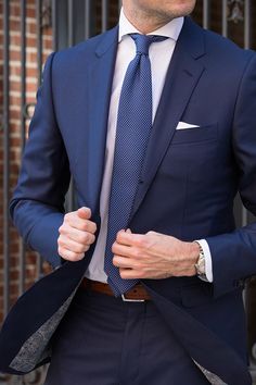 Dark Blue Suit Light Blue Shirt, Blue Suit White Shirt Tie Combo, Tie With Blue Suit Men, Tie For Blue Suit, Blue Suit Blue Tie, Men Suit And Tie, Suits With Tie, Blue Suit And Tie