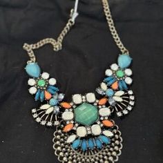 Park Lane | Jewelry | Park Lane Statement Piece Necklace | Poshmark Jewelry Combos, Park Lane Jewelry, Park Lane, A Necklace, Turquoise Blue, Statement Pieces, Blue White, Coral, Necklaces