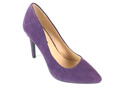 color is wine, grape, purple suede leather sole measurements: 9 inches in length 2 3/4 inches at widest part of sole heel height is 3 1/2 inches Purple Suede Heels For Evening, Purple Velvet Shoes, Pink Velvet Pumps, Purple Heels With 4-inch Almond Toe, Purple Suede Evening Heels, Purple Suede Heels With Pointed Toe, Purple Almond Toe Heels With 4-inch Heel, Purple Leather Pointed Toe Heels, Purple Suede High Heel Heels