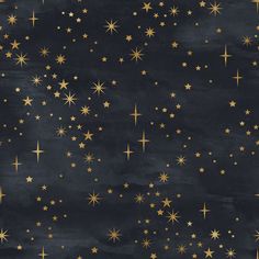 a black background with gold stars on it