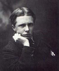 an old black and white photo of a man with his chin resting on his hand