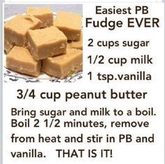 the recipe for fudge ever is shown with instructions on how to make it and what to use it