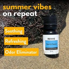 Salt & Sand - Revive Essential Oils Essential Oils Blends, Lavender Eucalyptus, Inner Ear, Ocean Air, Odor Eliminator, Holistic Living, Massage Techniques, Beach Getaways, Carrier Oils