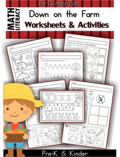 worksheets and activities for the farm