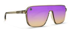 Your list of “must haves” just got longer. ‘Mojave Love’ is a masterclass of modern design, with a stunning lavender champagne lens and a gloss-finished, tan ‘Meister X2’ frame. It’s a bold aesthetic made even better by the sensational durability of our PureBlend™ Lens. // Details: Gender: Unisex Frame: Gloss Crystal Tan Lens Color: PureBlend™ Lavender Champagne Mirrored UV Rating: 100% UV Protection Fit / Size: Medium - Large Vibe: Iconic In the Box: Microfiber Pouch & Sticker Pack Lavender Champagne, Champagne Mirror, Blenders Eyewear, Bold Aesthetic, Back To School Party, School Party, Polarized Lenses, Sticker Pack, Personal Marketing