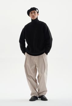 Embrace the cooler seasons with effortless elegance in our Ribbed Oversized Funnel-Neck Sweater, a perfect fusion of style and comfort. Crafted from premium synthetic fibers, this heavyweight 830G knit sweater boasts a tactile ribbed texture, providing a cozy, soft-to-touch experience. A relaxed, oversized cut merges with the distinctive Japanese-inspired high funnel neck for a harmonious blend of nonchalance and sophistication, ready to layer over any ensemble for added warmth and detail. Pair this sweater with denim for an understated casual look, or dress it up with trousers for those laid-back professional settings. It’s the essential knitwear piece that takes you from relaxed weekends to polished gatherings with ease. Product specifications: Material: 100% Synthetic Fibers (Polyester) Japanese Oversized Fashion, Mode Harajuku, Funnel Neck Sweater, Japanese Streetwear, Winter Fits, Ribbed Texture, Knitwear Men, Brown Sweater, Funnel Neck