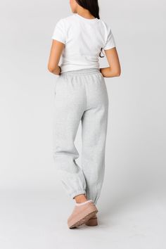 These are the coziest, cuddly sweatpants! A seasonal must have! Wide elastic & drawstring waistband Thick & cozy Side pockets Elastic cuffs Fabric content - Polyester, Cotton - Hand wash Comfy Sweatpants With Elastic Cuffs For Lounging, Comfortable Sweatpants With Elastic Cuffs For Leisure, Basic Sweatpants With Comfort Waistband For Loungewear, Comfy Joggers With Pockets For Lounging, Comfy Solid Color Sweatpants With Elastic Cuffs, Comfy Sweats With Elastic Cuffs, Trendy Sweatpants With Elastic Cuffs For Jogging, Cozy Sweatpants With Elastic Cuffs For Loungewear, Cozy Sweatpants With Elastic Cuffs For Lounging